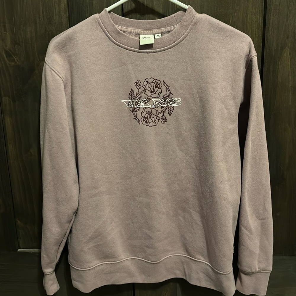 Lavender Vans sweatshirt